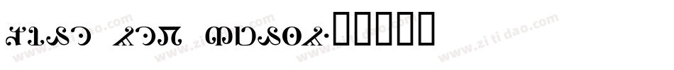 time new poman字体转换